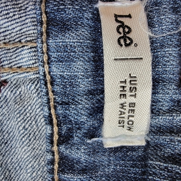 Lee Vintage Cropped Jeans Sits Just below Waist Size 8 - Picture 4 of 8